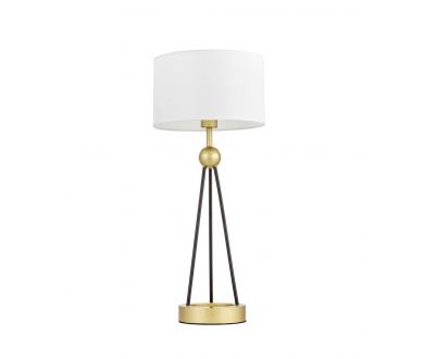 Настольная лампа Lumina Deco Belforte LDT 5527 GD+WT