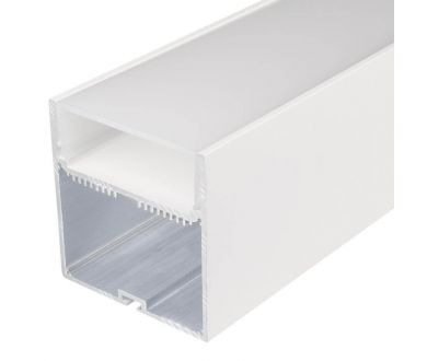 Профиль с экраном Arlight SL-LINE-7477-2500 WHITE+OPAL 021372