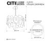 Подвесная люстра Citilux Dart CL231251