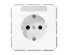 Розетка штепсельная Schuko Jung CD1520BFNAWW