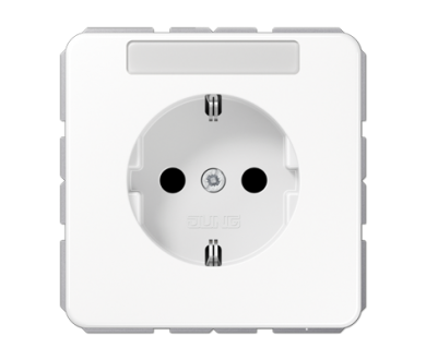 Розетка штепсельная Schuko Jung CD1520BFNAWW