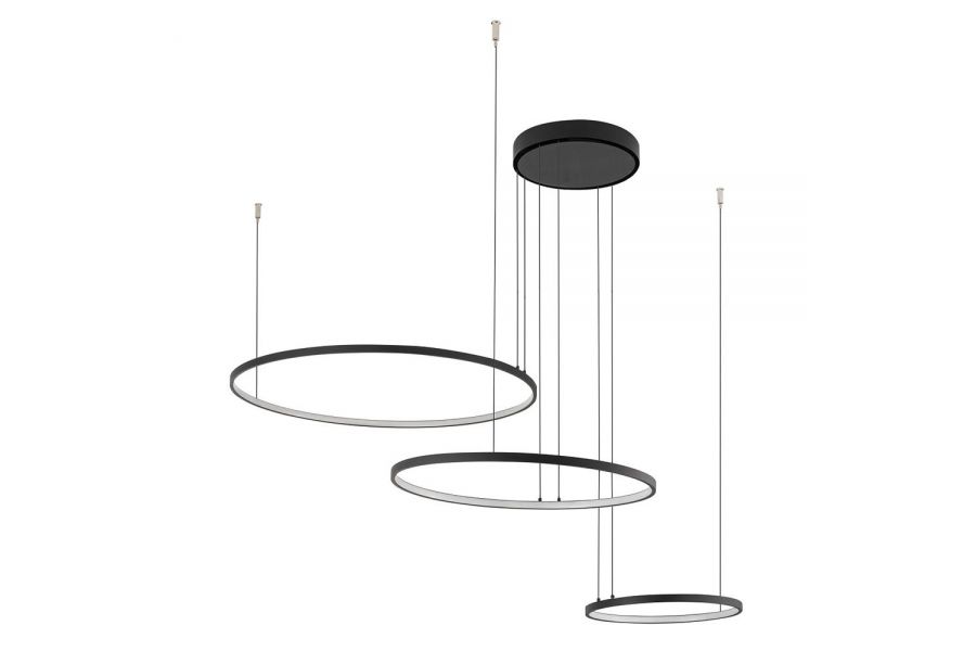 Подвесная люстра Nowodvorski Circolo Led Black 10817