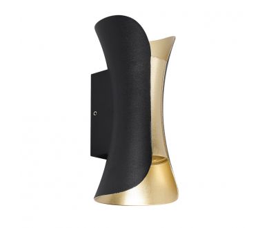 Уличный настенный светильник Arte Lamp Alba A6405AL-2BK