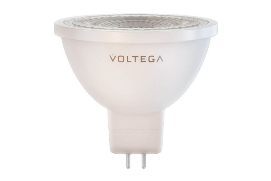 Лампа светодиодная Voltega GU5.3 7W 2800К прозрачная 7062