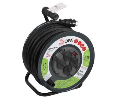 Удлинитель силовой Эра RMx-4es-3x2.5-50m-IP44(KG) Б0052919