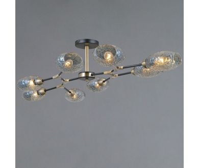 Люстра на штанге Illumico IL0272-8CSQ-25 BK AB TRENTO