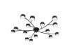 Потолочная люстра Escada Fluxen 120009/15C Black ES0000033L