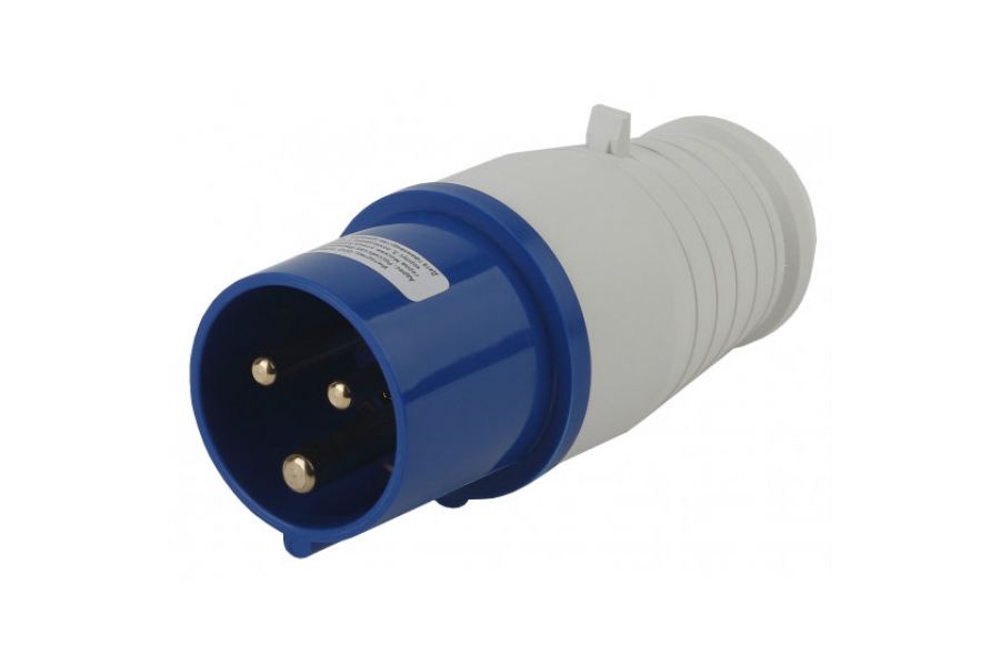 Вилка ЭРА V-16-2P-PE-IP44 переносная 013 2Р+РЕ 16А 220В IP44 Б0032849