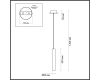 Подвесной светодиодный светильник Odeon Light Pendant Shiny 5061/5LA