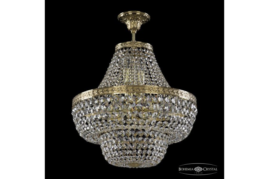 Люстра на штанге Bohemia Ivele Crystal 19101/H1/45IV G