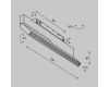 Трековый магнитный светильник Maytoni Technical Points Rot Exility X TR242-2-12W3K-B