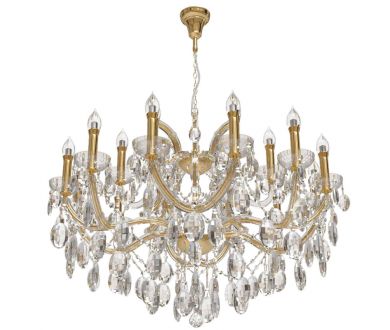 Подвесная люстра Crystal Lux Hollywood SP12+6 Gold