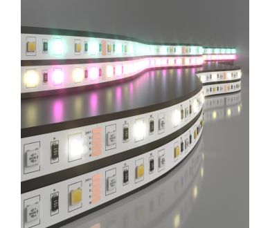 Светодиодная лента Elektrostandard 24V 14,4W 60Led 5050+5050 IP20 MIX RGB/дневной белый, 5м 4690389172267