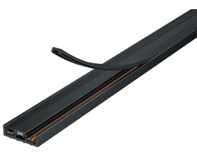Ультратонкий накладной магнитный шинопровод iLedex Vision 4825-25/7-1000-BK