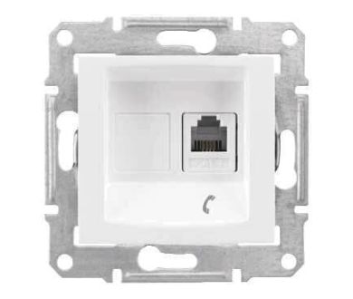 Розетка телефонная RJ11 Schneider Electric Sedna SDN4101121