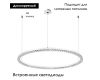 Подвесная люстра Arlight SP-DIAMOND-R850-40W Day4000 (WH, 45 deg, 230V, TRIAC) 054496