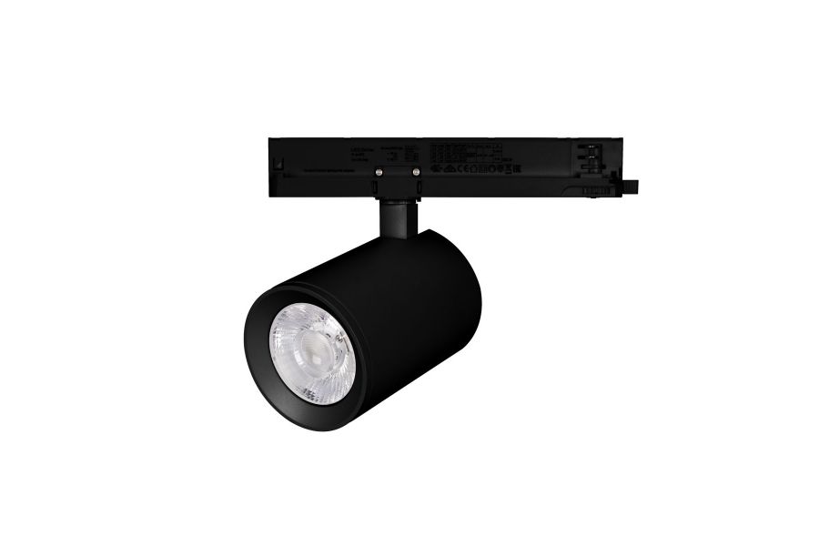 Трековый трехфазный светильник Arlight LGD-NIKA-4TR-R100-30W Warm3000 (BK, 24 deg, 230V, DALI) (IP20 Металл) 058664