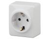 Розетка 2P+E Schuko со шторками Эра 11-2204-01 Б0020688