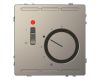 Терморегулятор Schneider Electric Merten D-Life с центральной платой с выключателем 230V MTN5760-6050