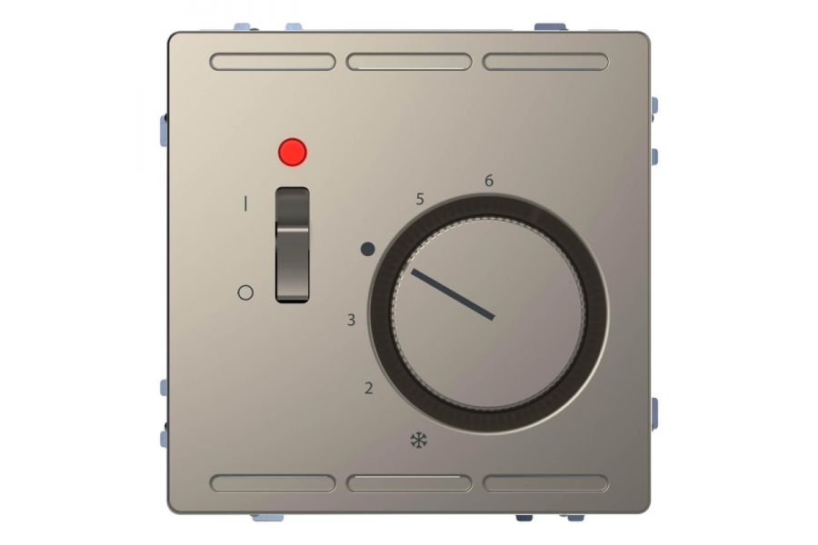 Терморегулятор Schneider Electric Merten D-Life с центральной платой с выключателем 230V MTN5760-6050