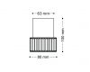 Накладной светильник Italline IT014-0202 dark silver