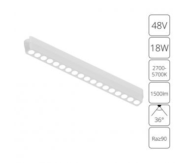 Трековый магнитный светильник Arte Lamp Rapid A2969PL-1WH