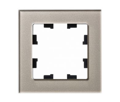 Рамка 1-ая Systeme Electric AtlasDesign Nature Стекло шампань ATN320501
