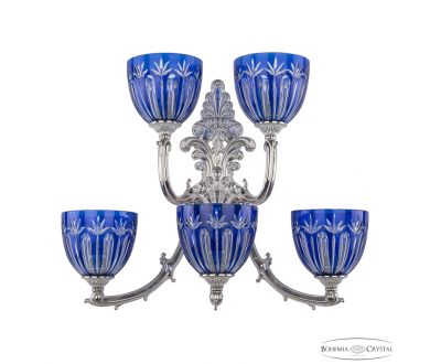 Бра Bohemia Ivele Crystal Verona 7211B15/3+2/210 NW P1 U Clear-Blue/H-1I