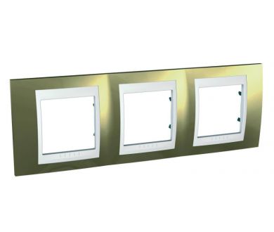 Рамка 3-постовая Schneider Electric Unica Хамелеон MGU66.006.804