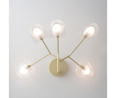 Настенный светильник Crystal Lux SOLE AP5 GOLD