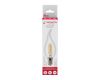 Лампа светодиодная филаментная Thomson E14 9W 4500K свеча на ветру прозрачная TH-B2078