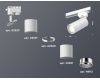 Трековый однофазный светильник Ambrella Light Track System XT6301001 (A2520, C6301, A2060, C6301, N6112)
