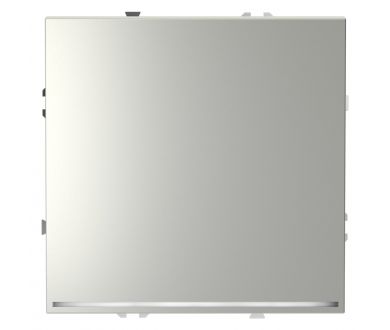 Проходной переключатель одноклавишный с подсветкой Voltum S70 VLS010405 (сталь)
