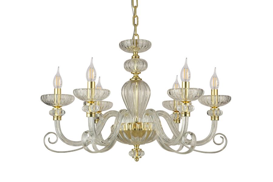 Подвесная люстра Newport 8626/C mat.soft gold clear М0071526
