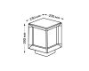 Ландшафтный светильник Italline IT7015