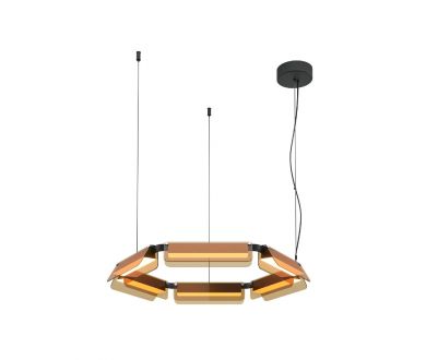Подвесная люстра Maytoni Flat MOD296PL-L40BC3K