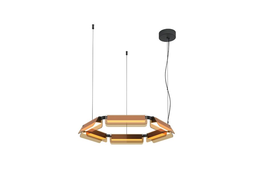 Подвесная люстра Maytoni Flat MOD296PL-L40BC3K