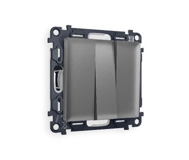 Купить Комплект механизма 3-кл выключателя Ambrella Volt Alfa MA655010 Комплект механизма 3-кл выключателя Ambrella Volt Alfa MA655010