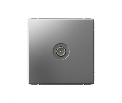 TV Розетка оконечная 1DB Systeme Electric ArtGallery Сталь GAL000991