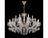 Подвесная люстра Crystal Lux CRISTELLE SP12+6 GOLD