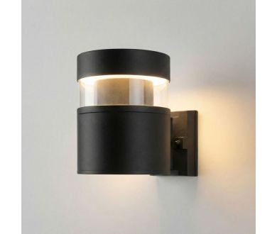 Уличный настенный светильник Elektrostandard 1530 TECHNO LED черный 4690389219139 a072083