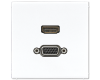 Розетка HDMI/VGA Jung MALS1173WW