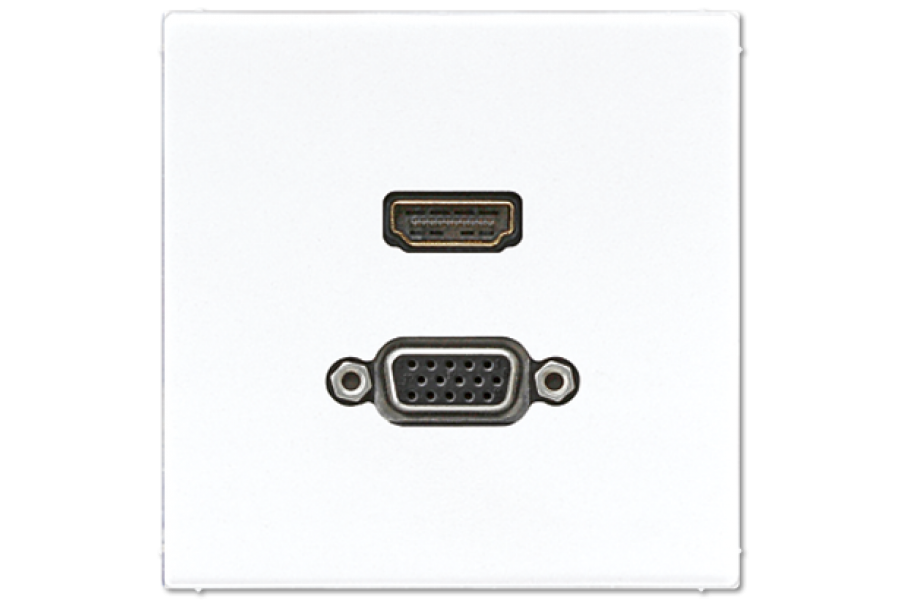 Розетка HDMI/VGA Jung MALS1173WW