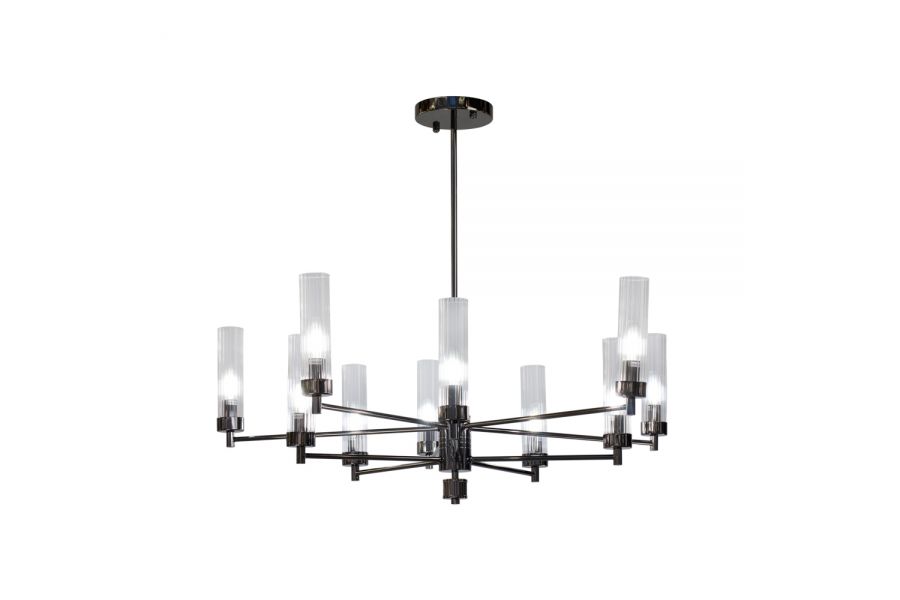 Люстра на штанге AM Group INDIGO SP10 PEARL BLACK