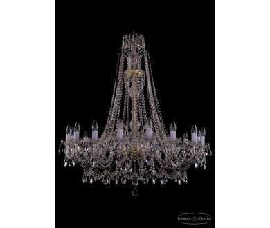 Подвесная люстра Bohemia Ivele Crystal 1411/16/400/XL-115 G