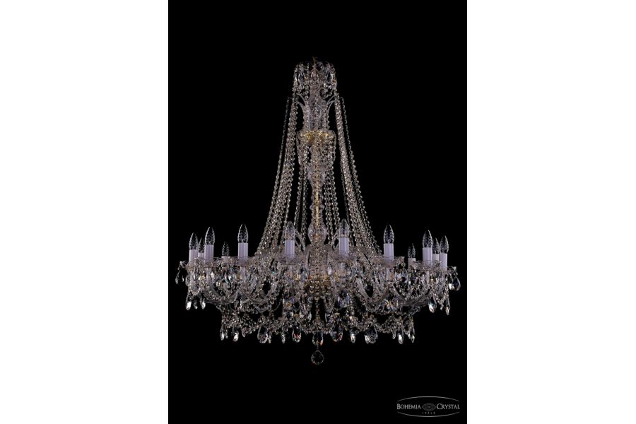 Подвесная люстра Bohemia Ivele Crystal 1411/16/400/XL-115 G