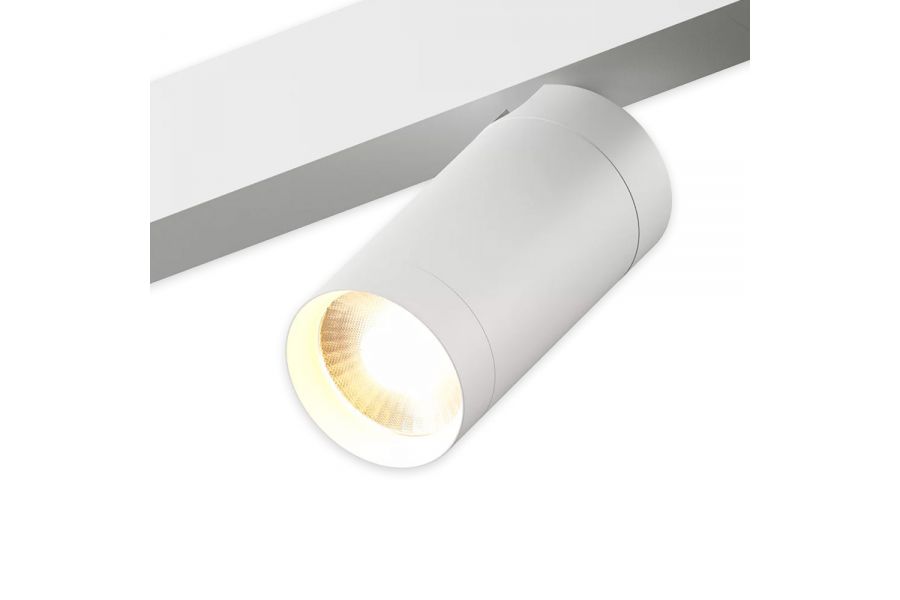 Трековый однофазный светильник AM Group Plain Opal AM589 20W 4000K WH
