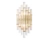 Настенный светильник Crystal Lux SARAGOSA AP2 BRASS/TRANSPARENTE
