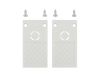 Заглушка торцевая для накладного магнитного шинопровода Myfar Accessories for MagLine 23 MT0201-EC-W