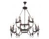 Подвесная люстра Crystal Lux Suerte Brown SP12+6